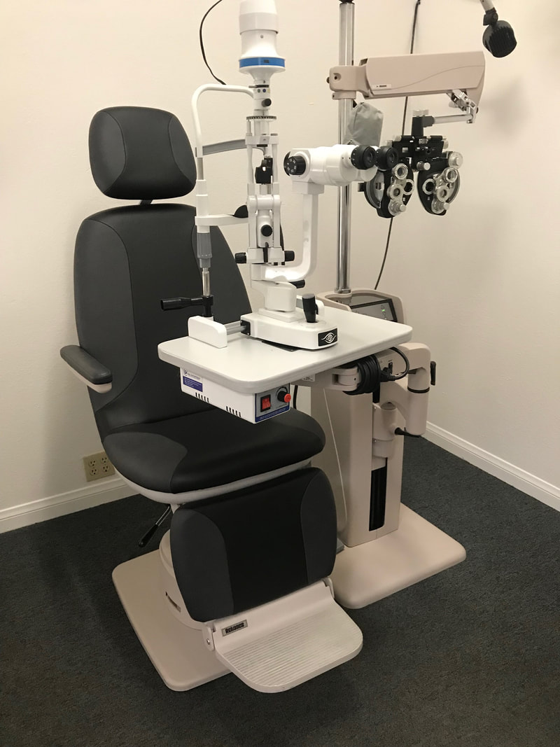 New Patient Chair at Escondido Eyecare